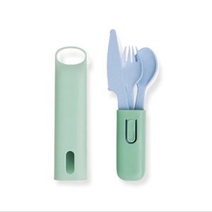 HIP Travel Wheat Straw Cutlery Set With Case brand new. Condition is New.